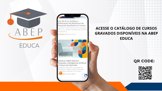 Imagem de Conheça o catálogo de cursos gravados da plataforma ABEP EDUCA